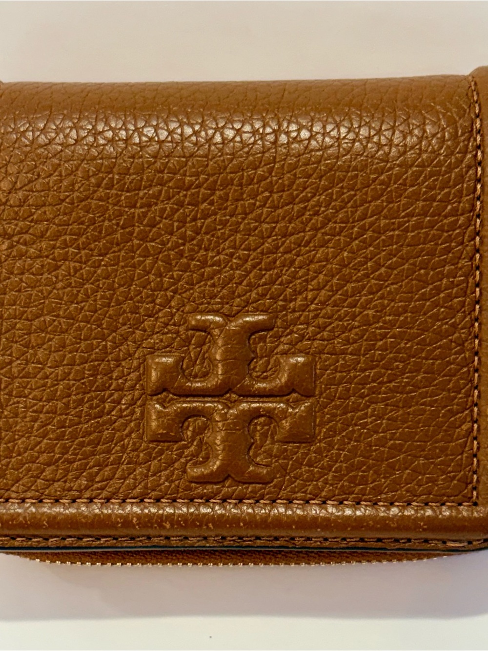 Tory Burch Thea Bifold Wallet in Moose Brown